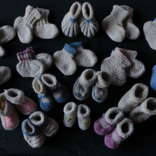 Alpaca Baby Booties image