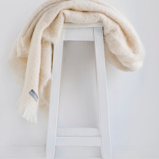 Windermere Alpaca Throw - Cream image