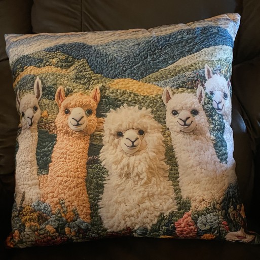 Alpaca Themed Cushions image