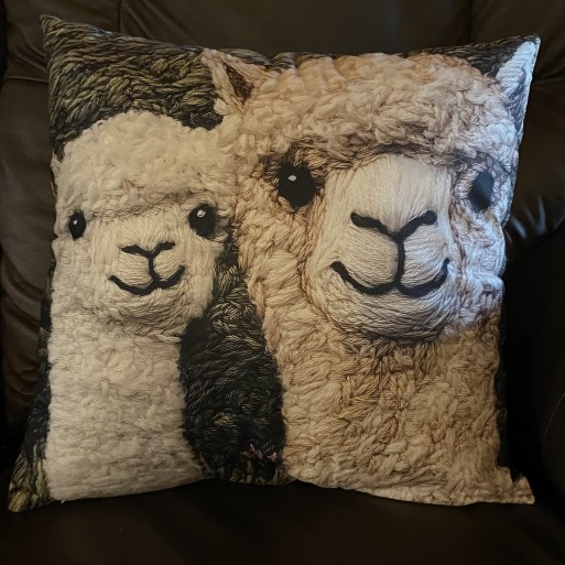 Alpaca Themed Cushion image