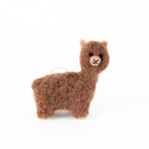 Felted Alpaca - Brown image