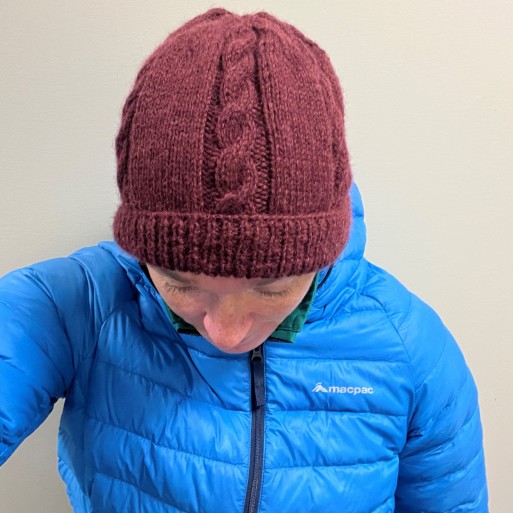 Alpaca Beanie - Cabled image