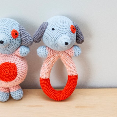 Crocheted Dog Rattle image