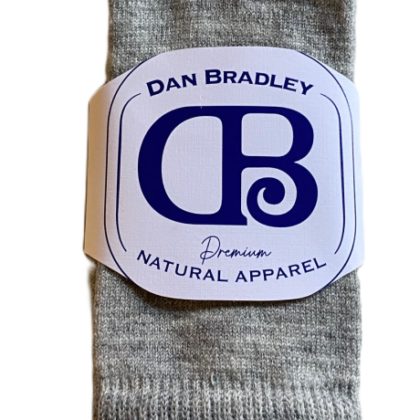 NZ Made Alpaca Blend Everyday Socks, Light Grey 8-10 image