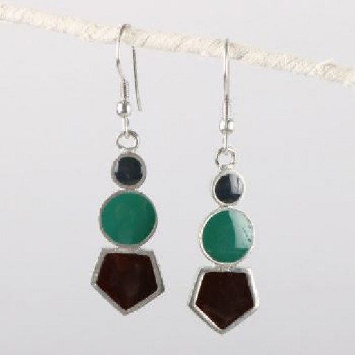 Enamel Bead Earrings image