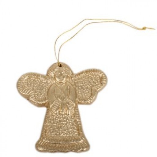 Gold Clay Christmas Angel image