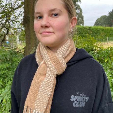 Woven 100% Alpaca Scarf image