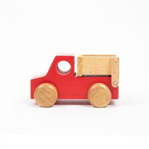 Red Dump Truck image