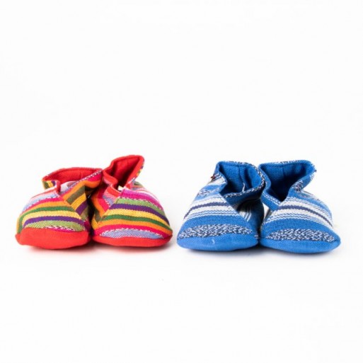 Hand Woven Baby Booties image